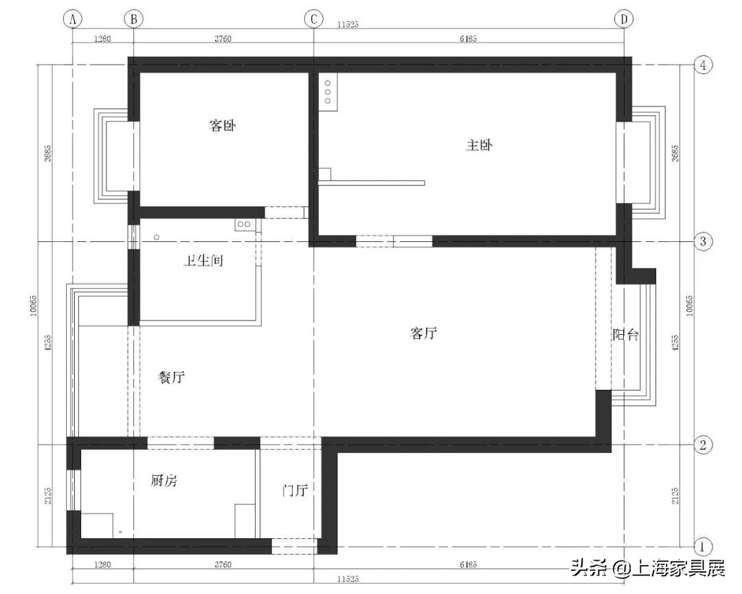 110㎡ 两室两厅，用中古风演绎时尚美家