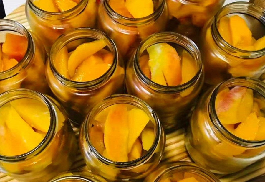 夏天要多吃桃子！一次煮好存冰箱，能从夏吃到冬，随吃随取特省事