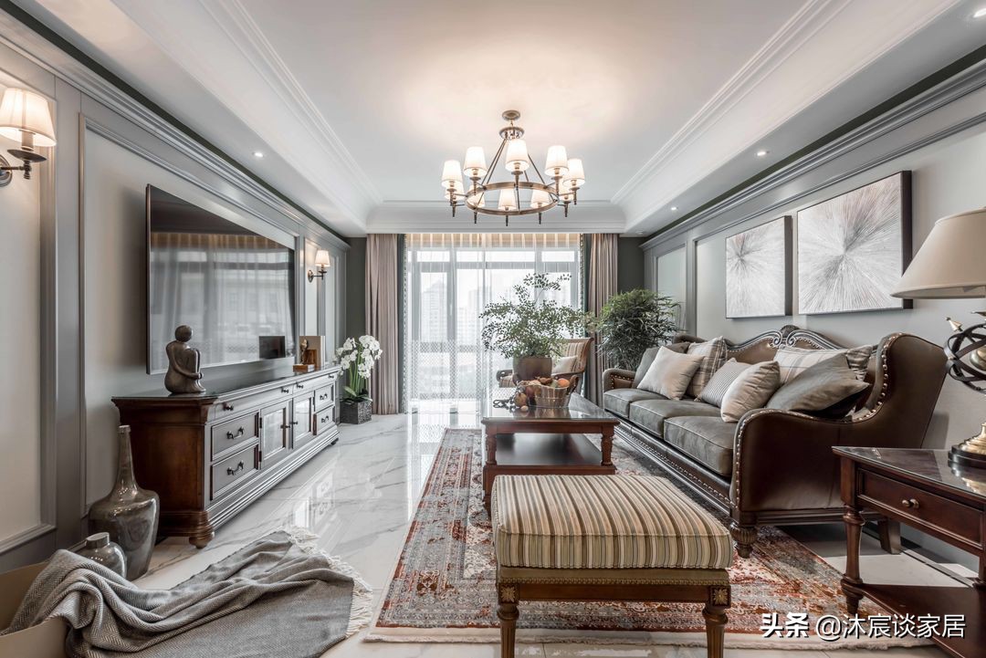 她不要“网红”风格，新家装成经典美式风，随处可见的优雅与浪漫