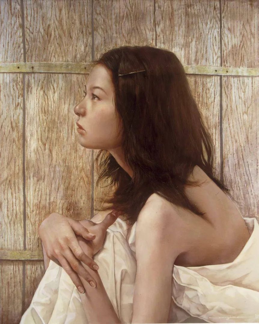 大野真本笔下的少女，含情脉脉，与你温情对视