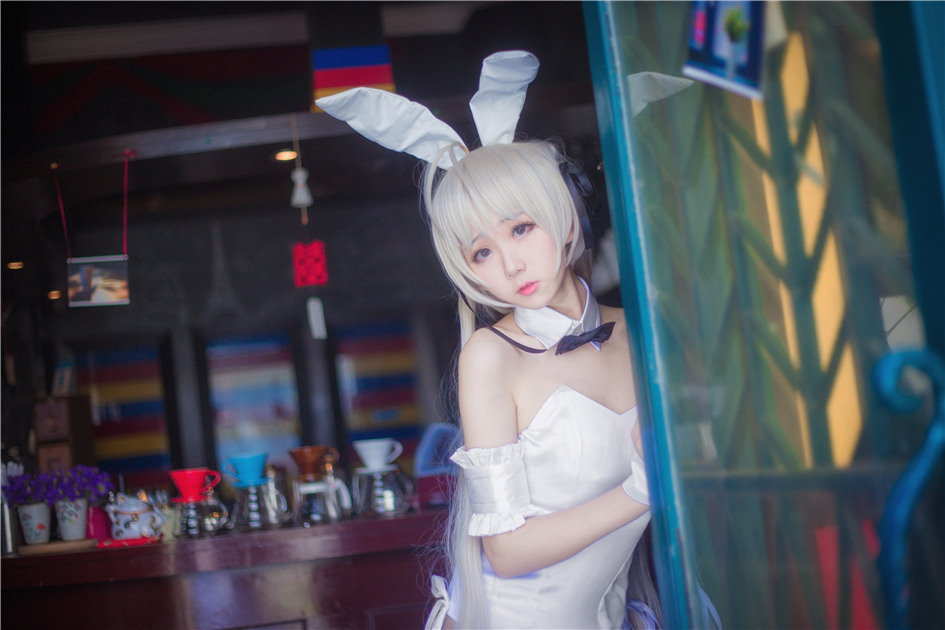 《缘之空》穹妹嘿丝美腿兔女郎cosplay
