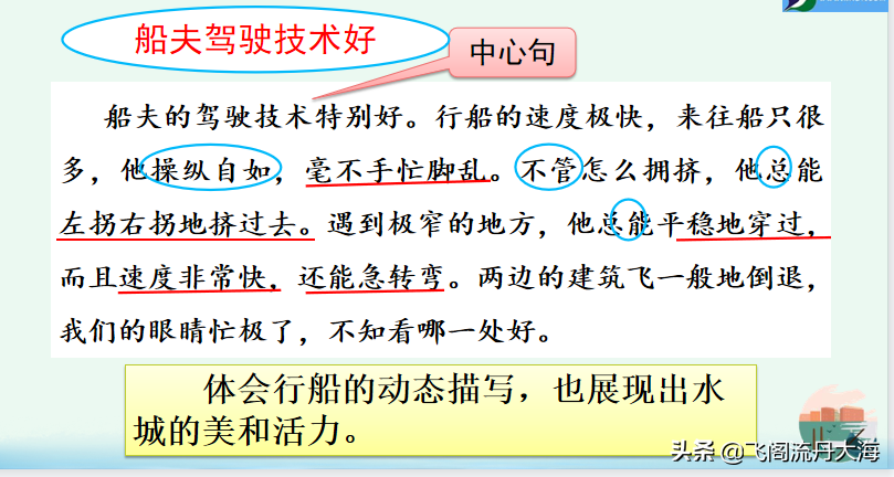 小学五年级语文18课《威尼斯的小艇》课堂笔记、练习题及阅读题