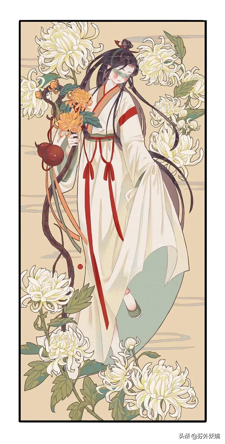 全套人民币配色拟人·古风版(一)