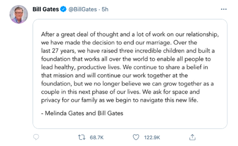 比尔盖茨痛数离婚：我确实出轨犯下大错，爱泼斯坦的事早该听她的