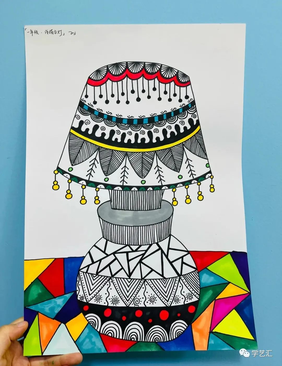 儿童画创作必备素材——42张儿童画，配色漂亮，造型简单