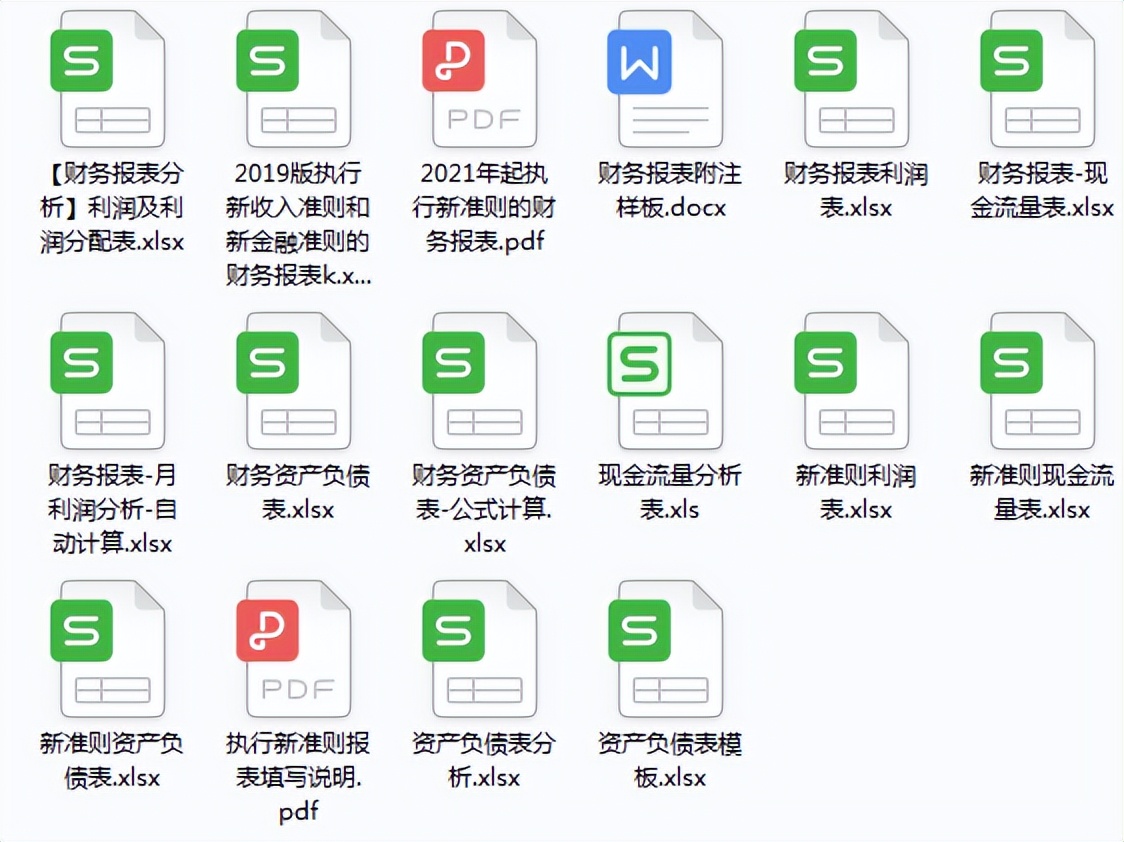 财务常用报表模板：填写资产负债表和利润表，自动生成现金流量表