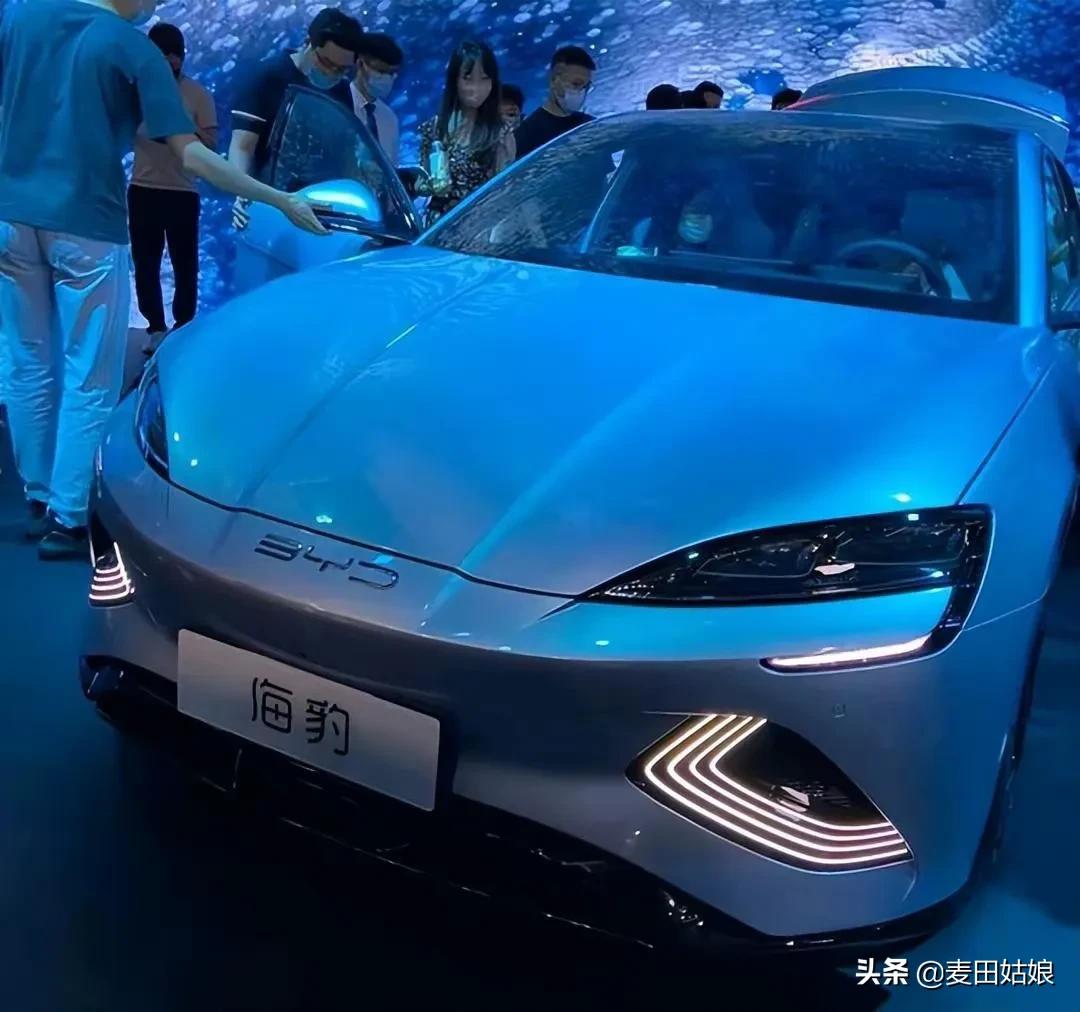 全新比亚迪海豹进店，对标特斯拉Model3，引围观，续航700公里