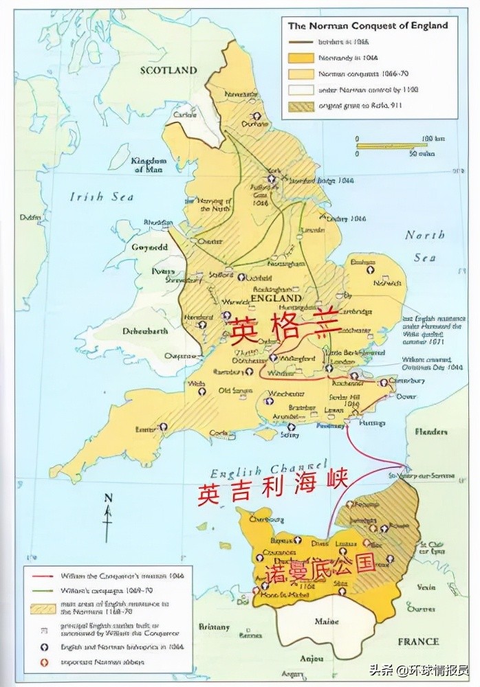英国国徽，为什么写的是法语，而不是英语？