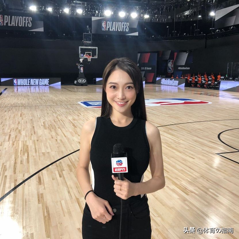 nba前线记者有哪些(孟超火了！NBA前方女记者，让野兽般篮球巨星都温柔的低下了头)