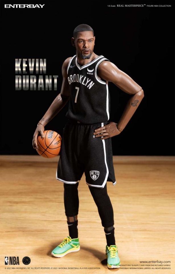 nba可动人偶有哪些(模玩资讯：ENTERBAY NBA Real Masterpiece 1/6「KEVIN DURANT」)