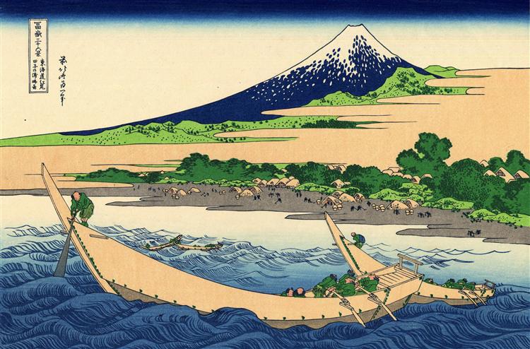 日本江户时代后期浮世绘画家葛饰北斋