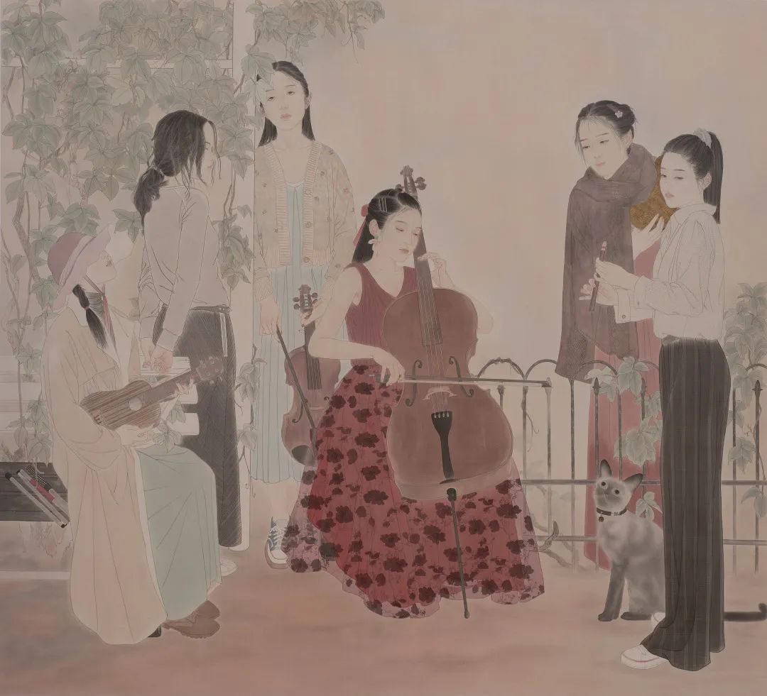 2021年奥运会冠军怎么画(2021天津美院研究生毕业展作品欣赏（人物画）)