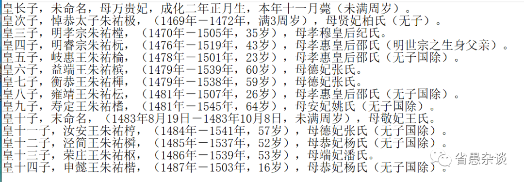 省愚说明帝（八）-明宪宗朱见深