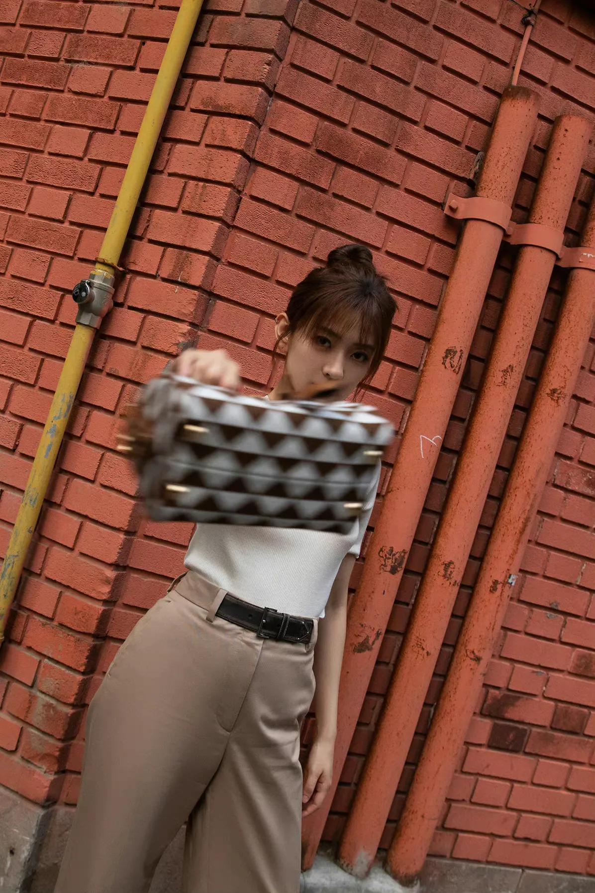 梁洁蜜茶棕发色