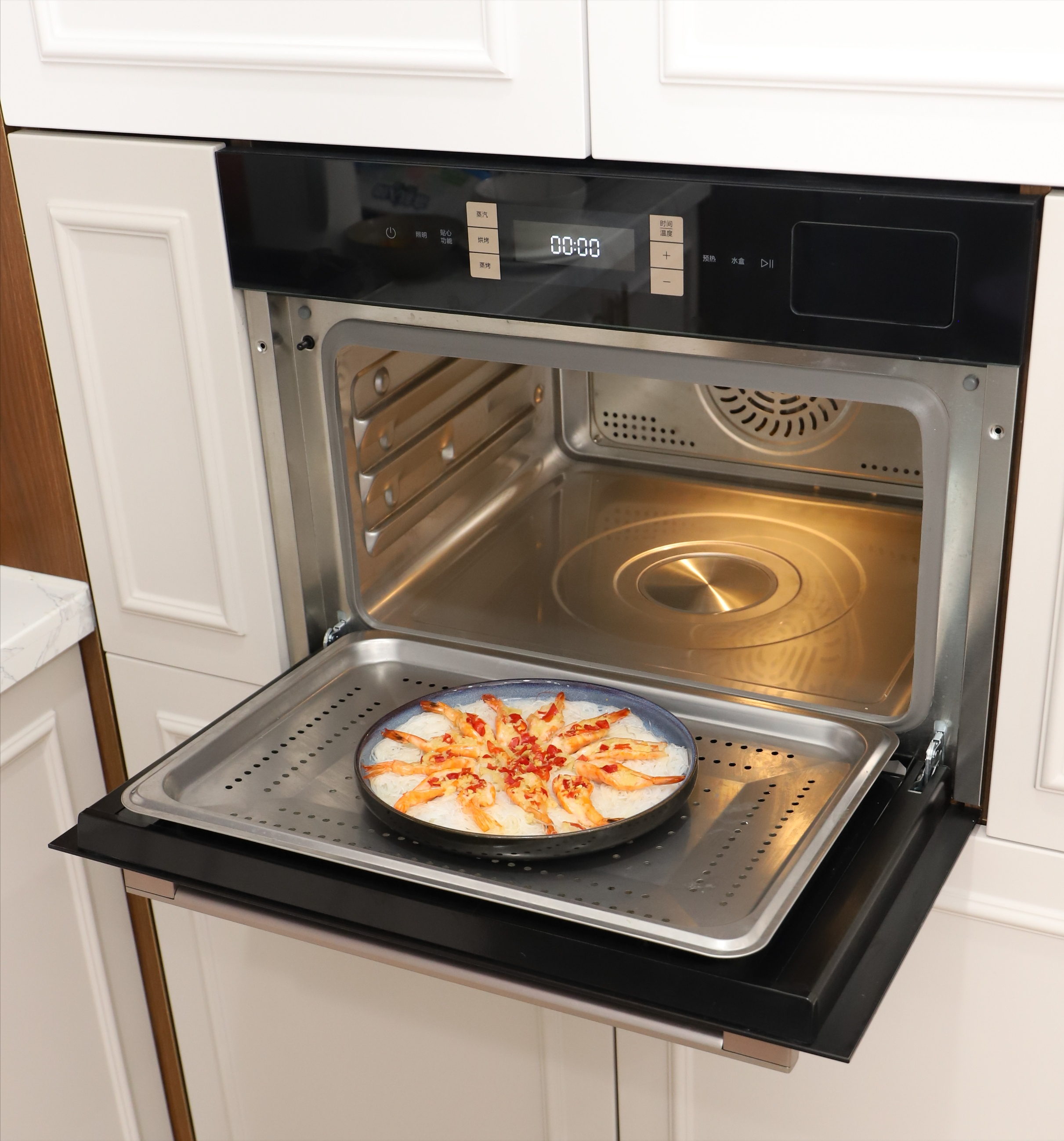 躺平享美味大显身手的美的c50j蒸烤一体机
