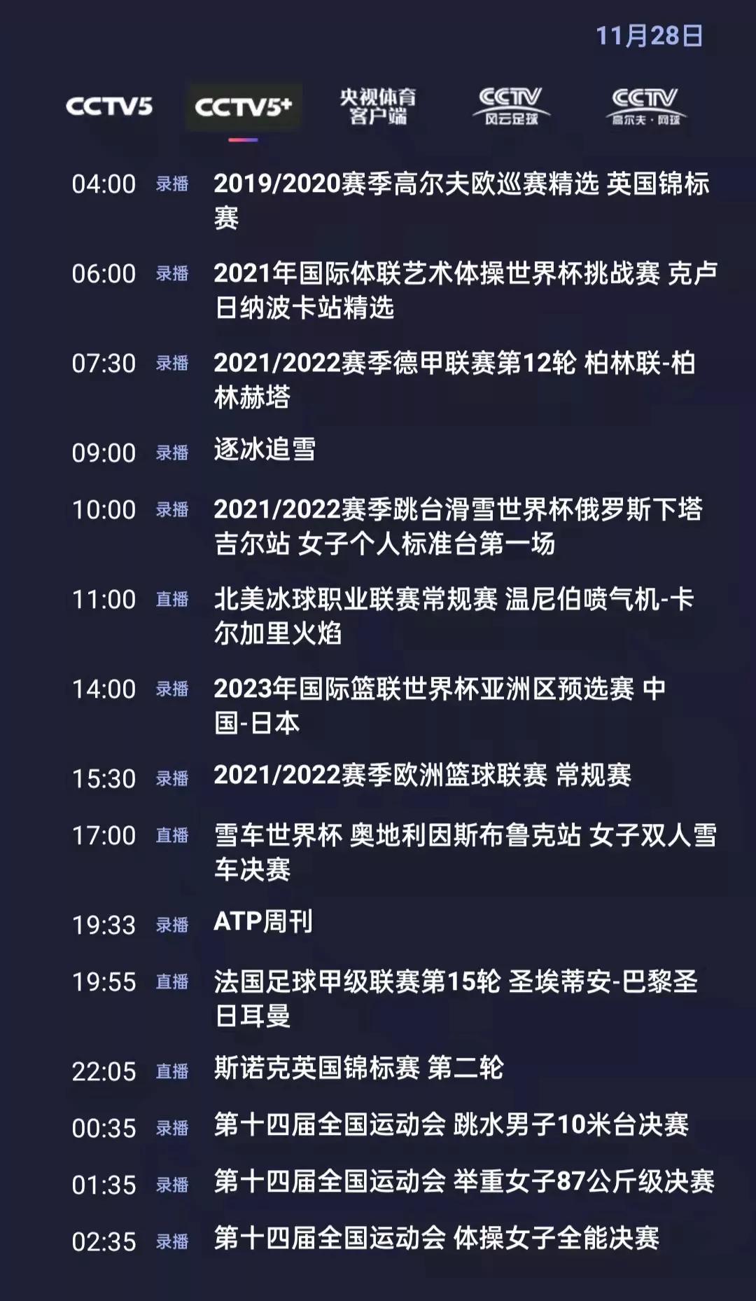 世界杯直播几点直播(央视体育今日节目单：篮联世界杯-亚预赛(日本-中国)，央5直播)