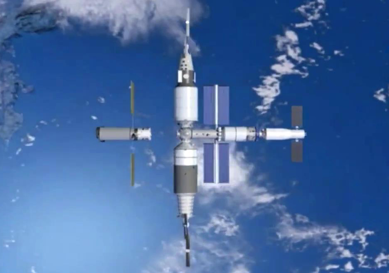 ���칬�ռ�վ֮����һ���ٶּ��ռ�վ���࣬���߶ԱȻ������