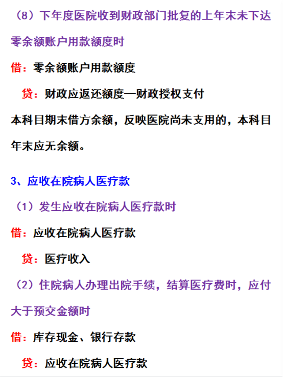 老财务这份医院会计账务处理大全，帮我当上医院会计！感激不尽