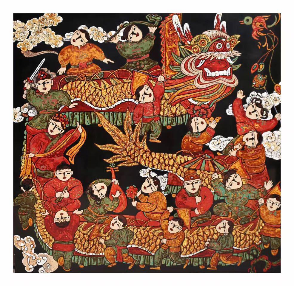 金龙补肾合剂多少钱传统漆画