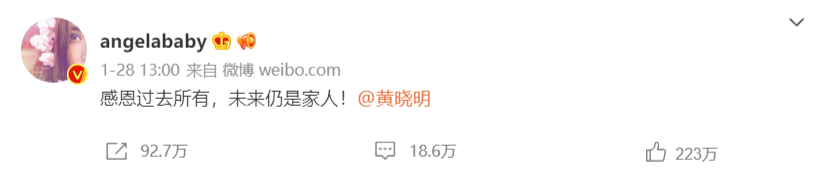 baby离婚后首次公开亮相,登上卫视春晚,事业心强挑战做主持人