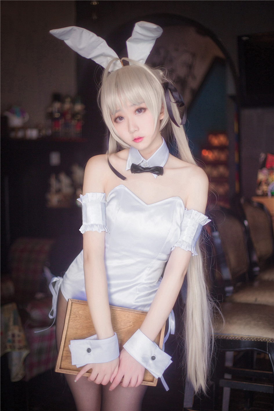 《缘之空》穹妹嘿丝美腿兔女郎cosplay