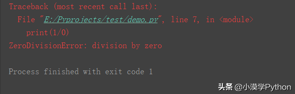 Python基础编程 详细介绍python的异常捕获示例代码 珍娱客