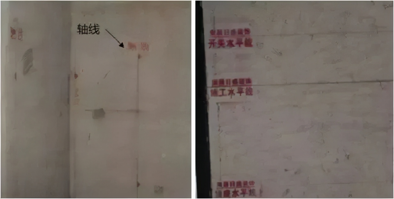 去装修工地参观，墙上这些画出来的线，原来这么大讲究
