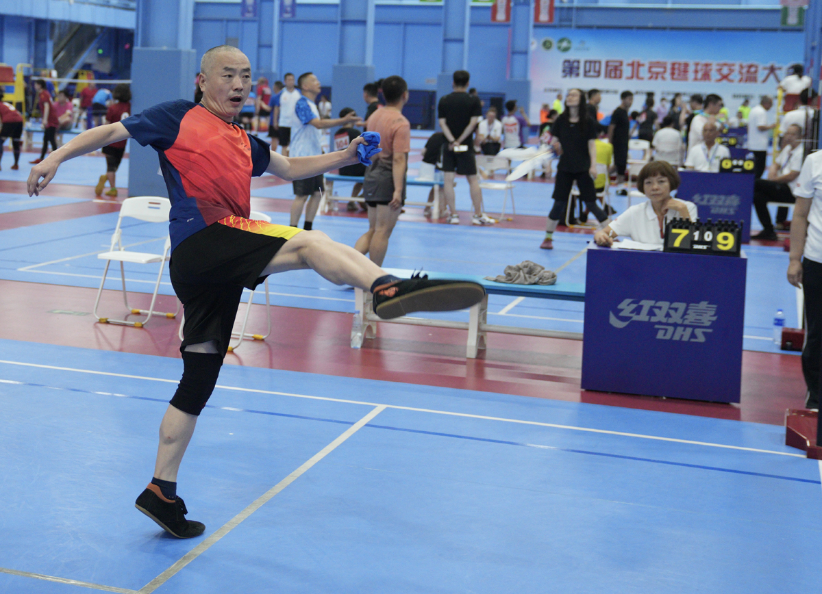 第四届北京毽球交流大会举行72支队伍400余名运动员参赛