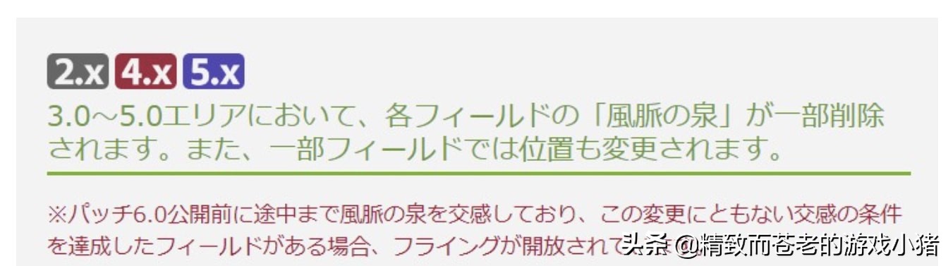《FF14》6.0 版本风脉位置整理，旧地图探索需求量减半