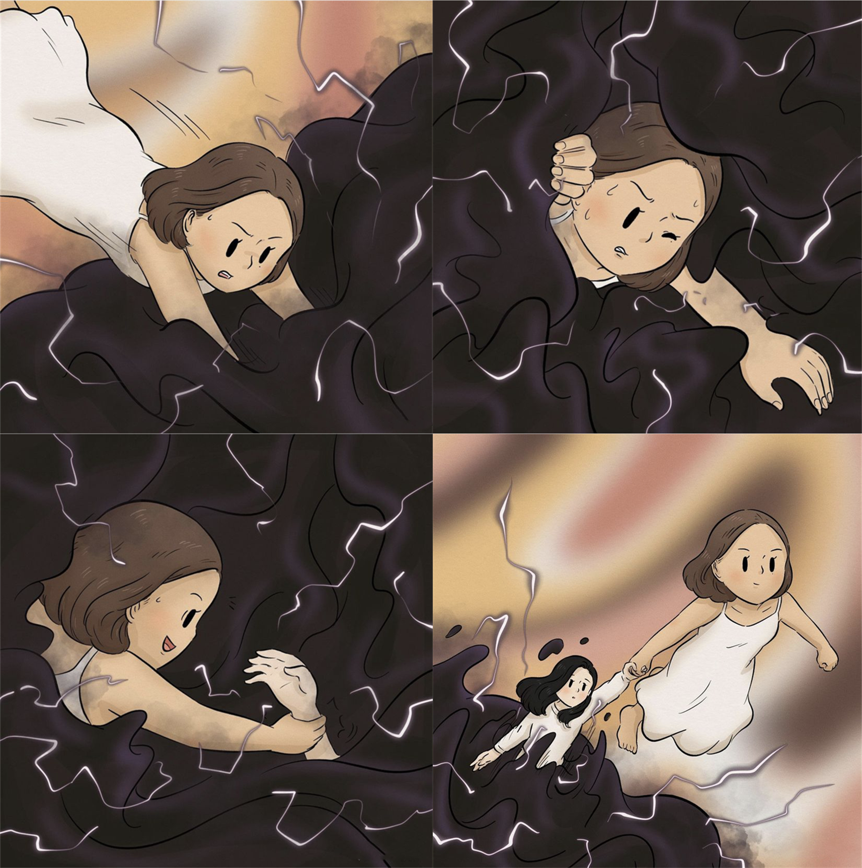 闺蜜失恋劝说无效怎么办，漫画家用哲理小故事告诉人们好闺蜜难寻