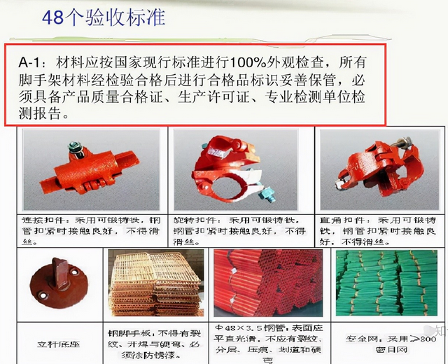 脚手架验收难？脚手架48个验收标准和44个验收细节，具体又规范