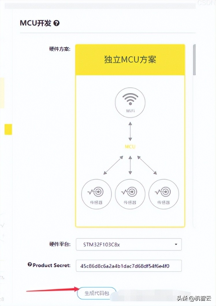 「Io开发笔记」机智云智能浇花器实战(3)-自动生成代码移植