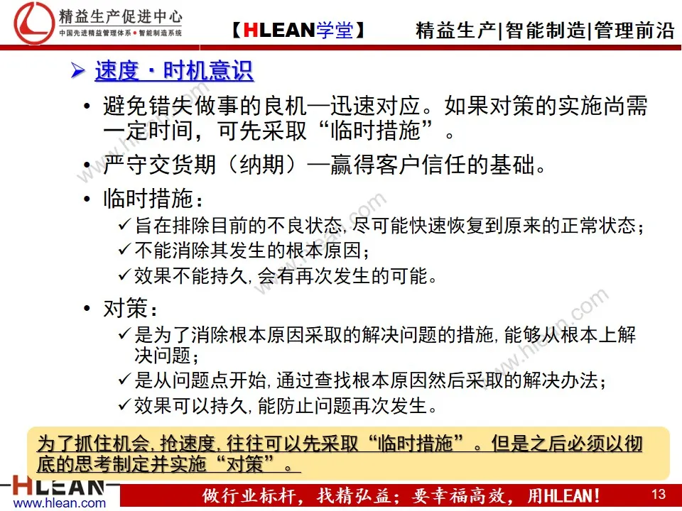 「精益学堂」丰田问题解决方法