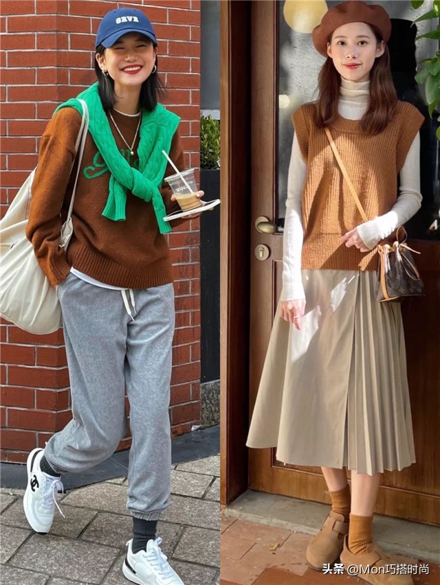 卡其色过时了，今秋流行“栗子色”，流行指数飙升，显白又衬肤