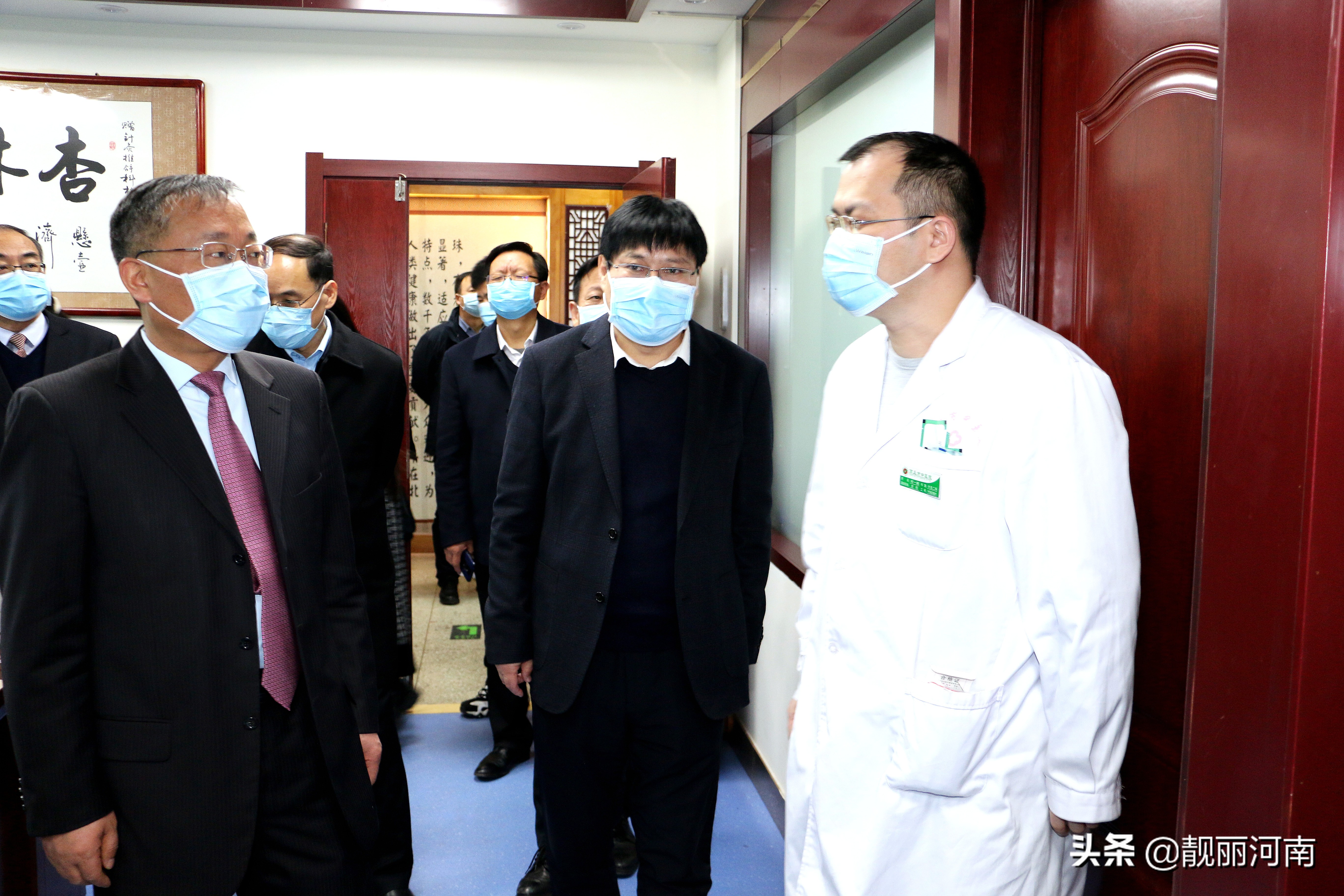 河南中医药大学第一附属医院莅临商丘市中医院参观指导掠影