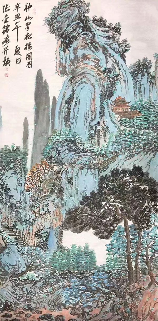 当代艺术领军人物：张金铭献礼建军95周年