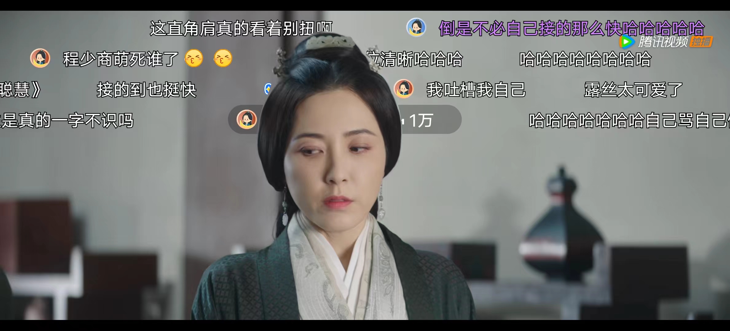 《星汉灿烂》弹幕①：小说的少年将军终于有脸了