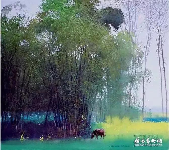 现代名家国画，中西元素八字风水家居画（一）