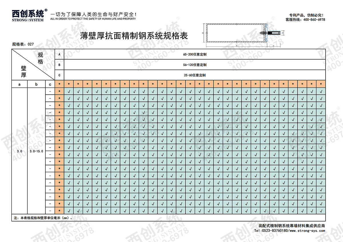 精制鋼(精致鋼)型材有哪些規(guī)格？- 西創(chuàng)系統(tǒng)(圖31)