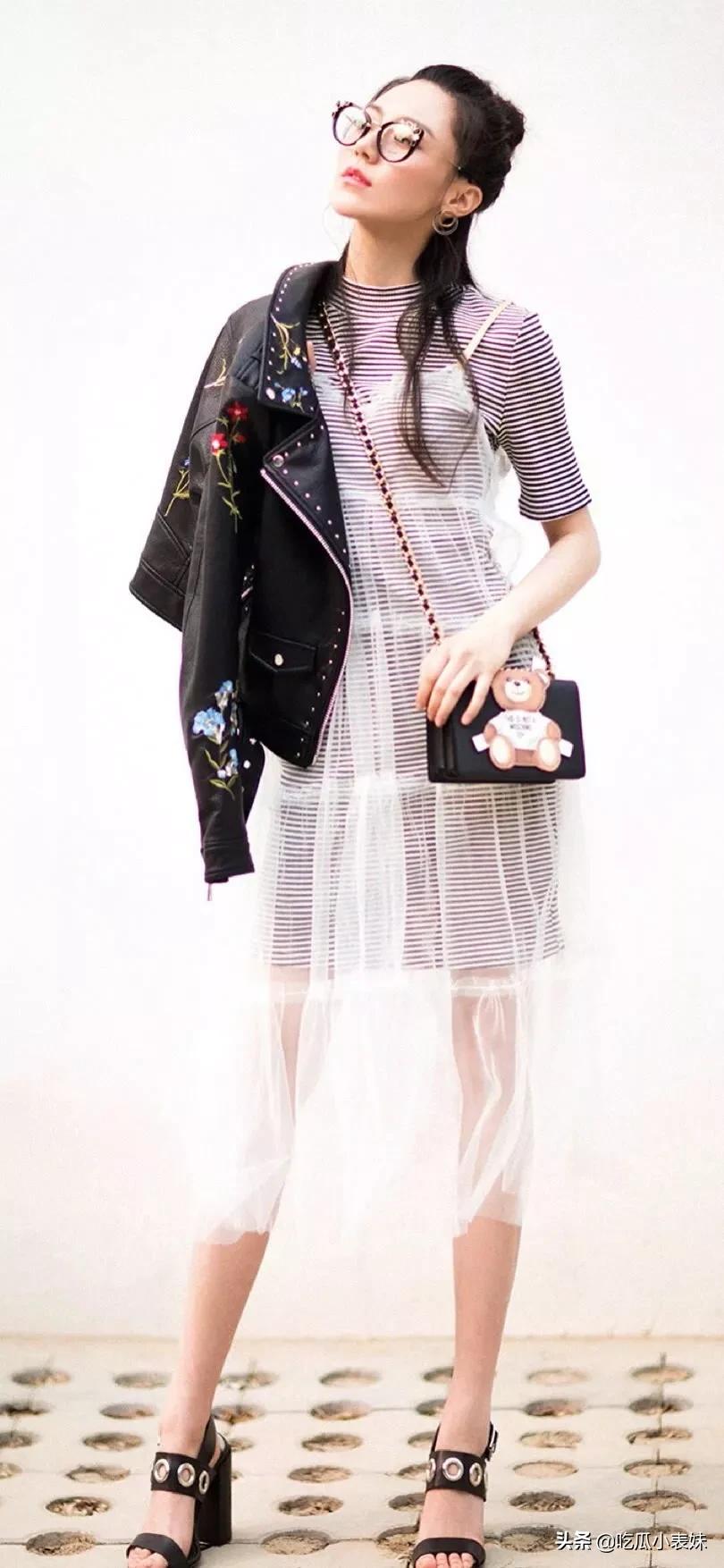 黄梦莹，皮肤白皙，御姐范十足