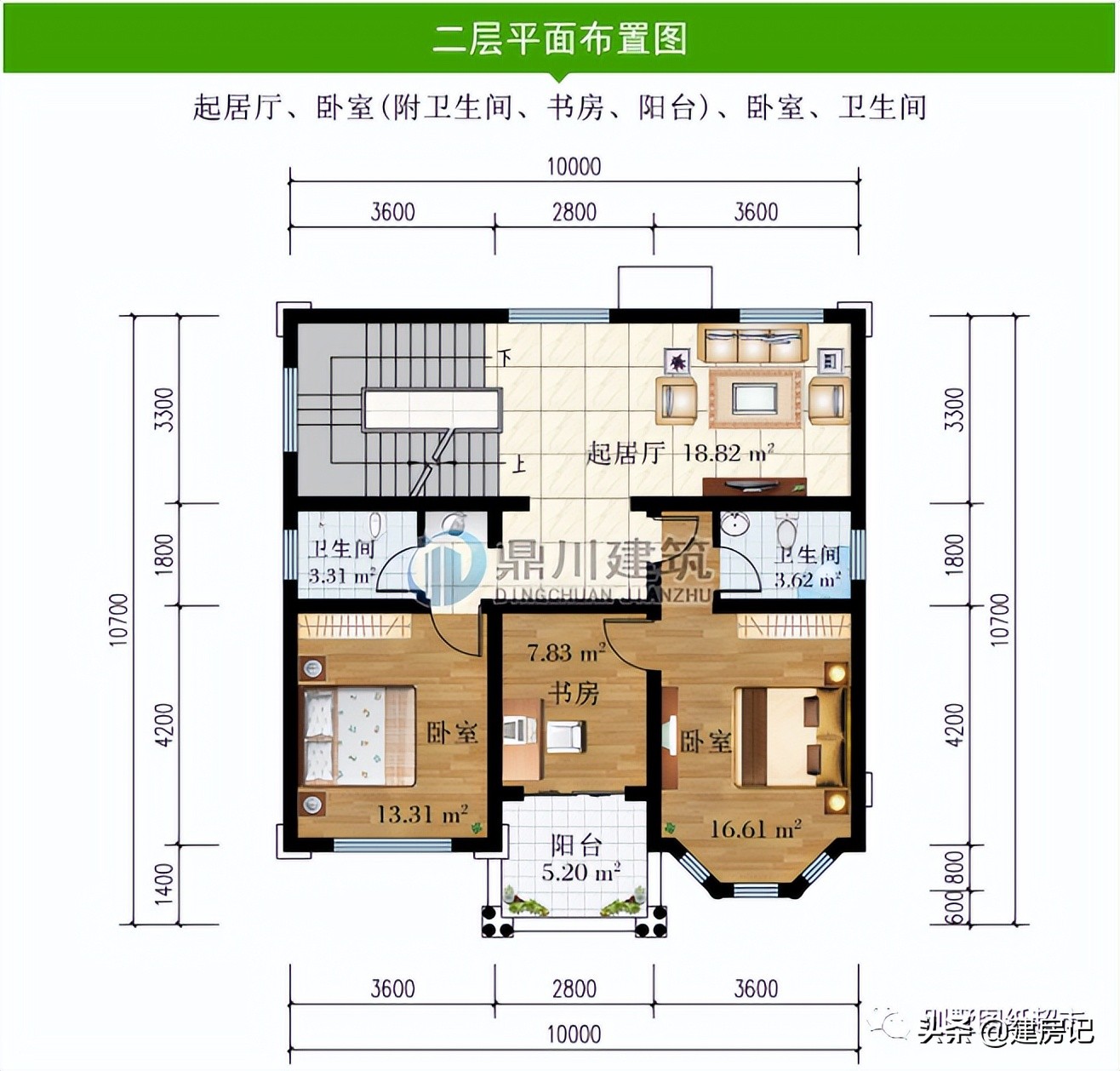 四川5款开间10米别墅，造价经济，格局优良，不输大开间美观大气