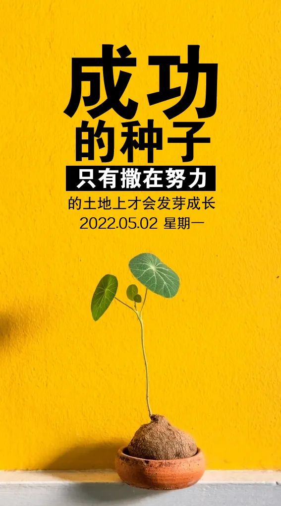 「2022.05.02」早安心语，正能量文案语录 奋斗不止早上好经典语录