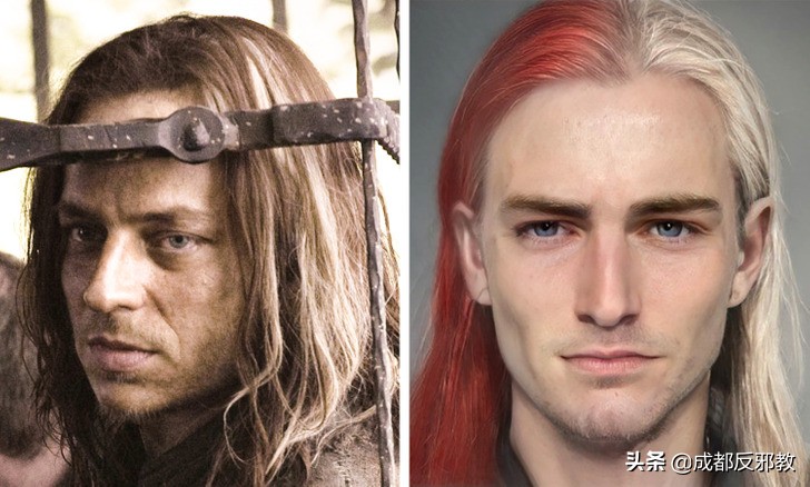 《权力的游戏》书中真实人物形象原来是这样，没想到电视剧改编这么大