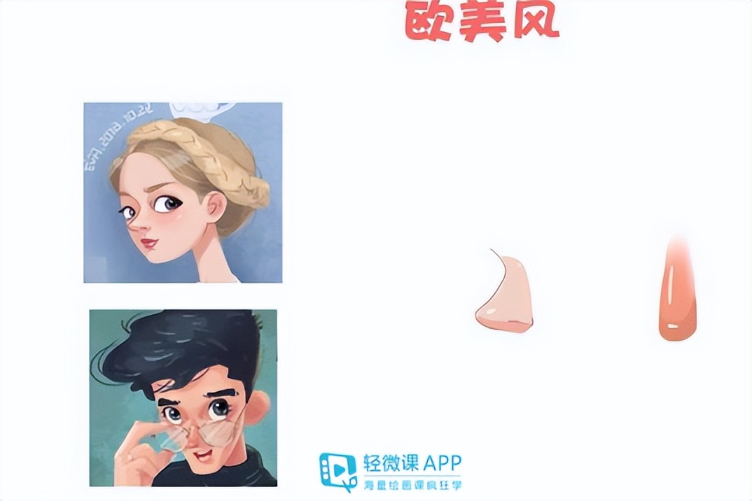 如何画鼻子？零基础漫画人物鼻子画法教程