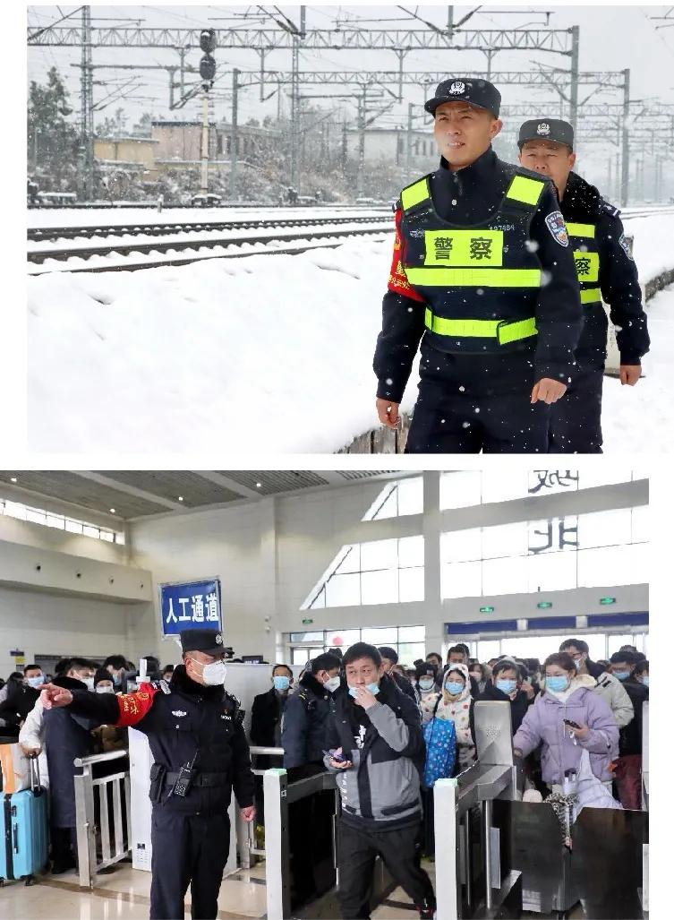 武铁麻城警方全力应对雨雪天气保障旅客节后平安出行