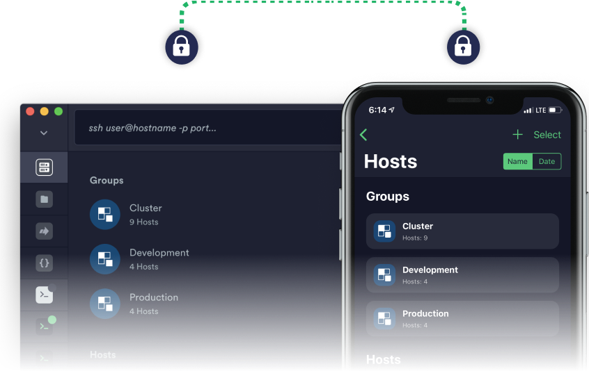 支持桌面和移动端的SSH客户端工具 Termius