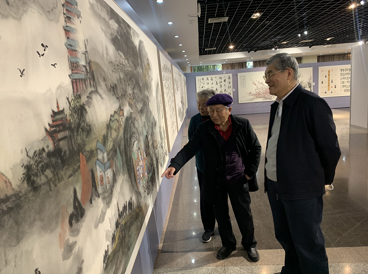 壮丽江山·书画篆刻作品展在浙江图书馆开幕