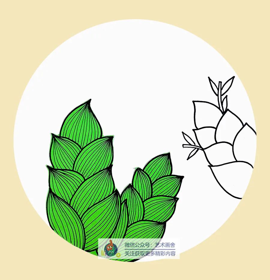 竹林简笔画(儿童画教程|园中亦何有,玉笋怀竹林)