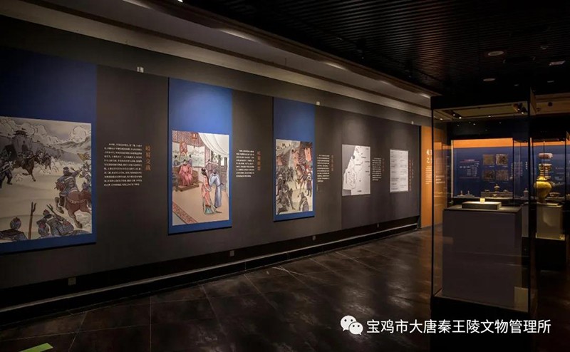 首次外展 宝鸡大唐秦王陵出土文物亮相成都永陵