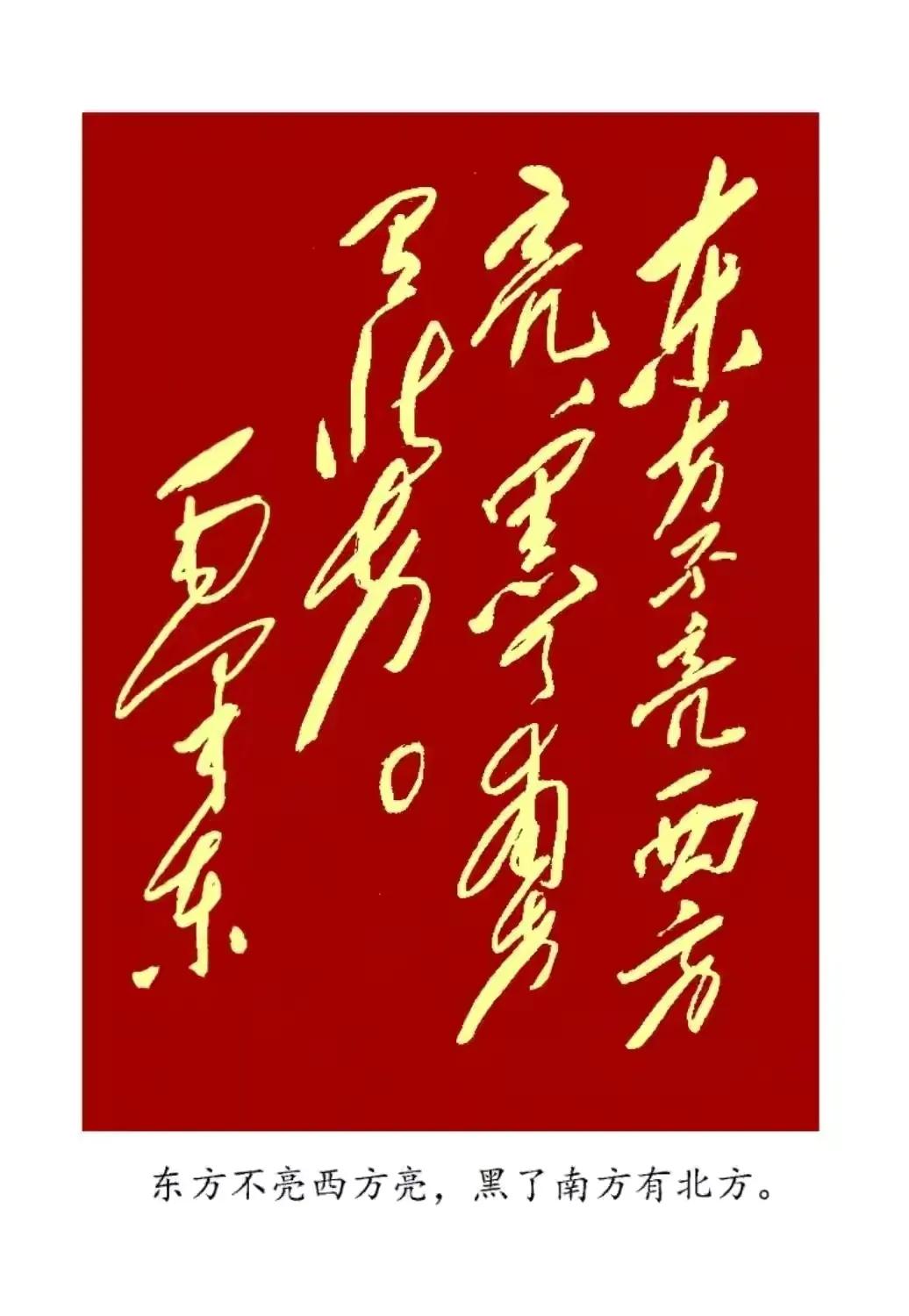 伟人名言与毛体书法完美组合,力透纸背,气势磅礴